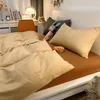 Set di biancheria da letto Corea Semplice Set di quattro pezzi Net Celebrity Trend Lenzuolo Copripiumino Studente Dormitorio Tre Moda