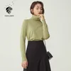 Fansilanen Podstawa Casual Turtleneck Sweter Dzianiny Kobiety Biały Z Długim Rękawem Pullover Jesień Zimowy Zagładowy Jumper Top Kobieta 210607