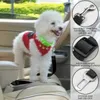 Justerbar Pet Hund Säkerhetssäkerhetsbälte Nylon Ledning Leashing Valp Harness Fordon Säkerhetsbälte Rese Clip Rh05146