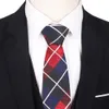 Cravatte sottili per uomo Donna Cravatta scozzese casual per matrimoni Affari Abiti per ragazzi Cravatta a righe jacquard Cravatta da uomo sottile Gravatas