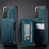 الحالات الجلدية المصممة لـ iPhone 15 14 14pro 14plus 13 12 11pro x XS Max XR 15Pro Case Forsamsung Galaxy S23 S22 S21 S20 Not 20 10 Zipper Wallet Cover Coque Coque