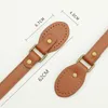 Bag Parts & Accessories 1PC 62cm Strap Adjustable Solid Color Handles Shoulder Handbag Band Detachable PU Leather Belt