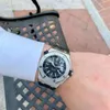 Luxe horloge 42 mm stalen kast rubberen riem automatische mechanische beweging hoge sterkte mineraal glazen spiegel waterdicht 50m1066015