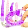 28 Types Sex Machine Attachements Godes Accessoires Pour Machine 3XLR Avec Big Jelly Dildo Anal Perle Plug Masturbation Masculine Coupe 211124