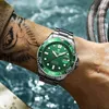 LIGE DESIGN Mechanical Watches For Men Luxury Automatic Watch Men Waterproof Steel Business Men Watch Relogio Masculino 210527
