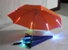 الملونة المظلات شفرة عداء ليلة حماية متعددة الألوان أدى luminescence ضوء مشمس الأمطار الأطفال الإبداعية مظلة 38JN II