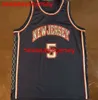 100% costurado vintage Nova Jersey Jason Kidd Basketball Jersey Men Mulheres Juventude Costura Número personalizado Jerseys XS-6XL