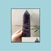 Loose Gemstones Smycken 1st Natural Dream Amethyst Crystal Quartz Wand Points Healing Drop Leverans 2021 A1JMO