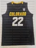 Maillots de basket-ball personnalisés du Colorado Buffaloes College 21 Evan Battey 32 Nique Clifford 12 Jabari Walker 41 Horne