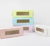 2021 5 couleurs longue boîte de boulangerie en carton pour gâteau Roll Swiss Roll Boxes Cookie Cake Packaging