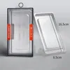 Rensa svart PVC-plastförsäljningsförpackningspaket för iPhone 13 11 Pro XR XS Max 6s 7 8 Samusng S20 S10 S9 Plus Telefonväska