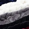 Beanie/Kafatası Kapakları Moda Örgü Örme Saç Bandı Kadınlar için Katı Baş Sarma Twist Saç Bantları Elastik Bandaj El yapımı türban saç aksesuarları