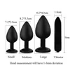 NXY Anaal Toys 4 stks Set Siliconen Plug Sieraden Dildo Vibrator Seksspeeltjes Voor Vrouw Prostaat Massager Bullet Vibrators Butt Men Gay 1207