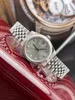 Ladie casual relógio prata diamante dial senhoras 31mm relógio 178274eta 2813 relógios luminosos de cristal de fábrica de esportes.