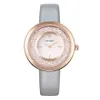 Luxus Marke Cagarny Quarzuhr Für Frauen Mode Damen Uhren Rose Gold Fall Vogue Leder Glänzende Kristall Reloj Mujer