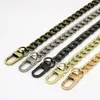 Tas onderdelen accessoires zakken kettingen gouden riem hardware handtas accessoire metalen legering kettingband voor vrouwelijke straps167f