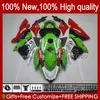 Kropps kit OEM för Kawasaki Ninja ZX1000C ZX 10 R 1000 CC ZX1000 04-05 Bodywork 9No.20 ZX 10R 1000CC ZX10R 04 05 ZX-10R ZX1000CC 2004 2005 Motorcykel Fairing Green Factory