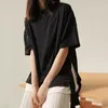 XITAO Koreanischen Stil Gefälschte Zwei Stück Band T-shirt Lose Plus Größe Wilde Frauen Tops Mode Frauen Kleidung Frühling Neue DMY4273 T200512