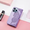 Estuches tipo billetera con estampado de mariposa con ranura para tarjeta para Sony Xperia XZ4 Compact 8 Lite 1 5 10 II III L4