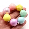 Nieuwste Kids Baby Schattig Chunky Bubblegum Beaded Ketting Armband DIY Kleurrijke Acryl Kralen Sieraden Voor Meisjes Kind Gift