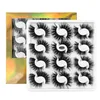Grosso natural 12 pares 3d cílios 3D extensão conjunto de enrolamento crissscross reutilizável Multicamadas feitos artesanais Falso cílios olhos maquiagem para as mulheres beleza 8 modelos