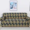 Moderne Stretch élastique siège canapé housse de canapé ensemble tissu Super doux vêtements fauteuil L forme Spandex pour salon 210723