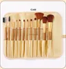 Nya 12st Makeup Borstes Set Powder Eye Shadow Foundation Powder Blush Lip Make Up Borsting With Bag