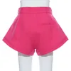 Twotwinstyle Casual Solta Mulheres Shorts Saias Cintura Alta Sexy Praia Estilo Calças Curtas Feminino Moda Primavera Vestuário Tide 210317