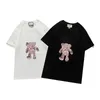 Мужские роскоши дизайнерская футболка 2023 Мужские круглые воротнички Печатные дышащие мужчины и женщины с короткими рубашками размер S-5XL