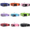 Dog-Collar 6 Colors Nylon Dog Collars With Quick Snap Buckle Adjustable Neck Strap Dogs Cat Pet Collar SN3127