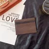 Toppdesign ID-kortplats för telefonfodral Pocket Idcard Holder Storage Cover Flower Letter Skin Läder Textur