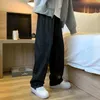 Erkek Moda Gevşek Kot Düz 2022 Sonbahar Yeni Kadın Rahat Kot Mans Streetwear Kore Siyah Hip Hop Jeans Pantolon G0104