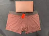 Mens underkläder män boxare underbyxor bomull underbundna lyxklassiker l underkläder 6 slags färg bekväm andningsbar hög kvalitet med låda