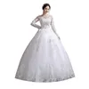 Abito da sposa floreale 2021 Nuovo stile Bride Plus Size Appliques Abiti da sposa Dreamy Fullslee Lace Up Abiti a sfera8083583