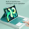 Pour iPad Air4 10.9 Etui clavier sans fil PRO11 "BT clavier en tissu fente pour stylo avec fonction de version tactile envoyer la souris