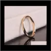 Rings Jewelry Fashion Women High Quality Gold Silver Plated Alloy Glossy Circle Toe