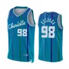 Charlotte Hornets''Miles Bridges LaMelo Ball Terry Rozier III James Bouknight P.J. Washington Custom City Blue Edition 2022 75th Anniversary Jersey