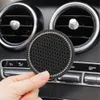 2st / set Car Cup Holder Mat Auto Non-Slip Water Bottle Pad With Rhinestone Drinks Coaster 7cm / 2.75 I Svart Rosa Blå KDJK2106