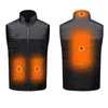 Men's Vests 9 Areas Heated Vest Jacket Fashion Men Women Smart USB Electric Heating Coat Thermal Warm Clothing Winter Hunting Stra22