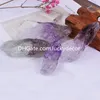 1000 g 20–60 mm natürlicher rauer grüner und violetter Amethyst-Quarzkristallstein, roher Stab, Heilpunkt, Stab, Mineralprobe, Edelstein, Kunsthandwerk