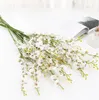 2021 Décoration de mariage en soie 5 fourchettes danse orchidée papillon orchidée 90 cm de long d'orchidée dame papillon fleur pour les décorations de mariage
