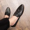 Luxus hochwertige Modedesigner Quaste Herren Loafer Schuhe klassische flache Walking Kleid Party Hochzeit Schuhe