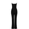 Frauen Sexy Designer Patchwork Boot Cut Overall Bodycon High Street Celebrity Skinny Party Strampler 210527