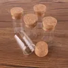 2021 Small Test Tube with Cork Stopper Glass Spice Bottles Container Jars Vials DIY Craft 50pcs 10ml size 24*40mm