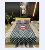 أزياء مصمم الفراش مجموعة الأغطية إلكتروني مطبوعة القطن لينة المعزي حاف الغطاء الفاخرة الملكة ورقة السرير مع المخدة