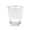 Verres à vin en verre à sublimation de 1,5 oz givrés, tasse à cocktail blanche et blanche, tasses à boire par transfert de chaleur, 144 pièces par carton, fret maritime