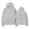 Sudaderas con capucha masculinas Sweinshirts 2022hoodiesautenn Winter Formula Uno Racer Lando Norris F1 McLaren Team Fans Capyie Men/Women Sobresi