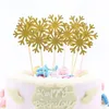 Party Dekoration 10/20 / 30pcs Gullig Snow Cake Cupcake Topper Flaggor Jul Xmas 2021 Navidad Dessert Tillbehör Bakning Tillbehör
