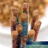 4 pares de palillos de madera clásicos chinos reutilizables, palillos de bambú Natural hechos a mano Vintage tradicionales, utensilios de cocina para Sushi