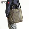HBP AETOO Мужская кожа с холстом сумочки простая большая емкость TOL-мешок мужская сумка Европа и Европейский раздел